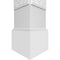 Ekena Millwork Craftsman Classic Square Non-Tapered Herringbone Modern Fretwork Column CC1208ENHBDMIMI - alternate 4